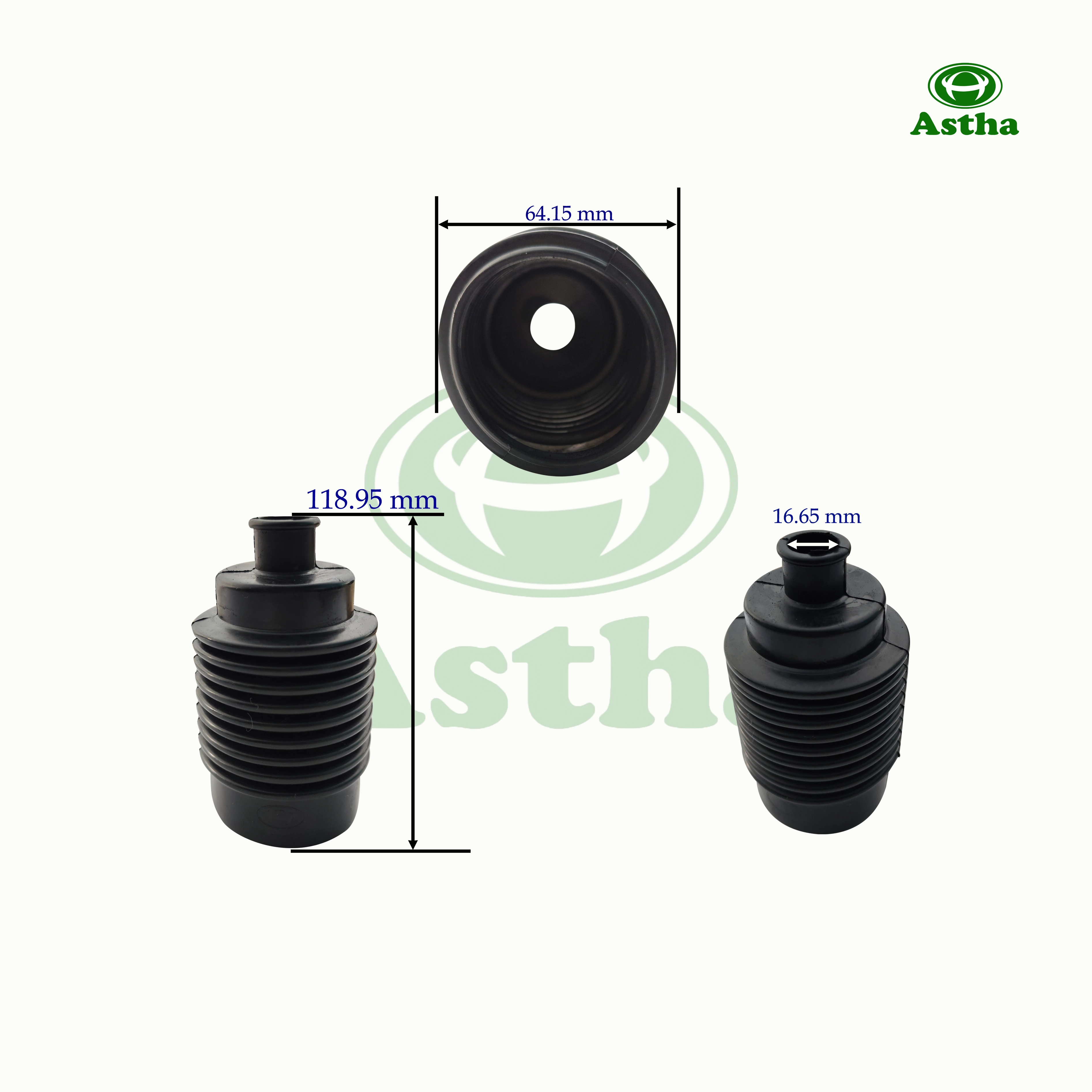 Rubber Axle Bellow Big 3W Bajaj RE-4St